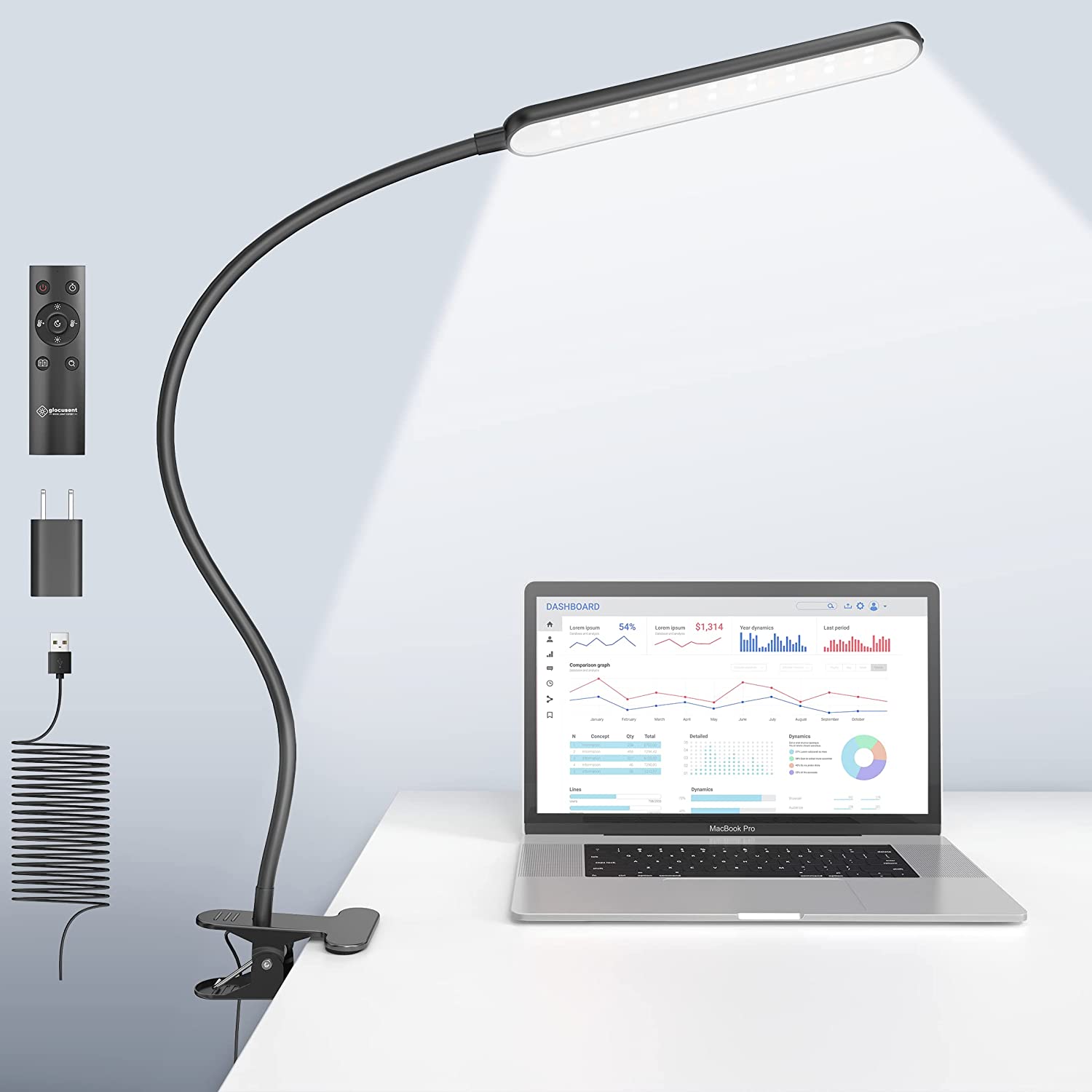Glocusent Multi Purpose Clip On Light User Manual
