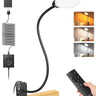 Glocusent 36 LED Clip-on Reading Light for Desk, Headboard  & Computer with Remote