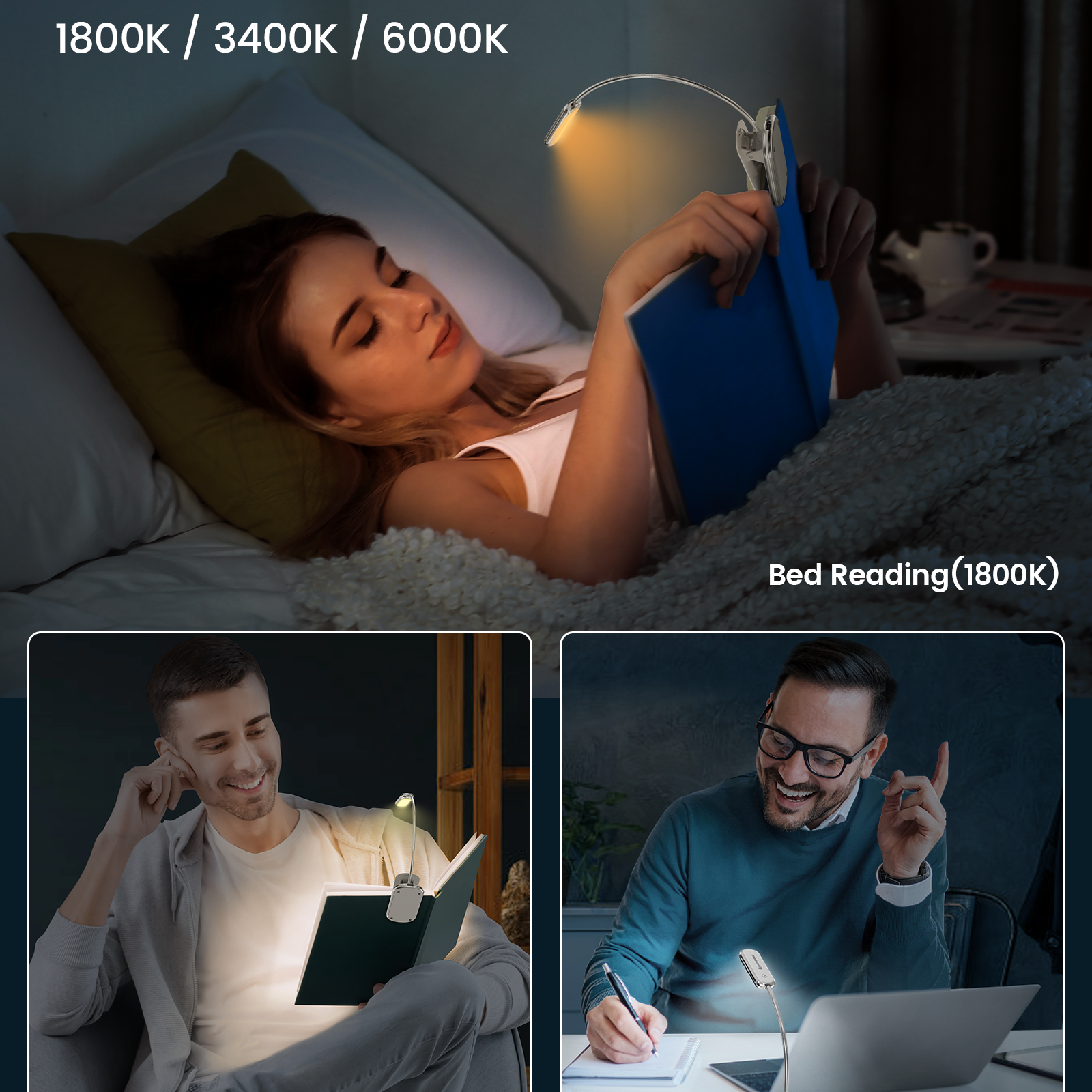 Glocusent Posh Premium Book Light