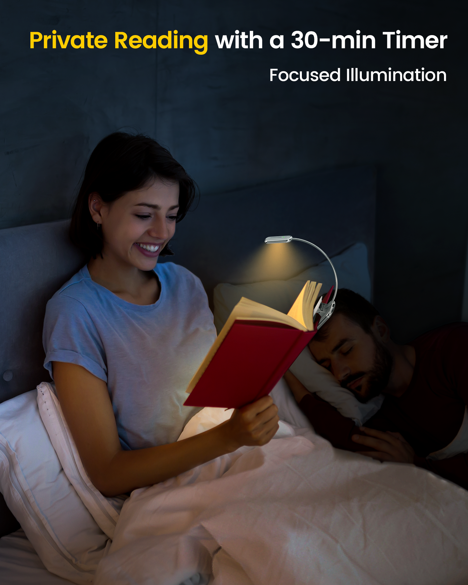 Glocusent Posh Premium Book Light