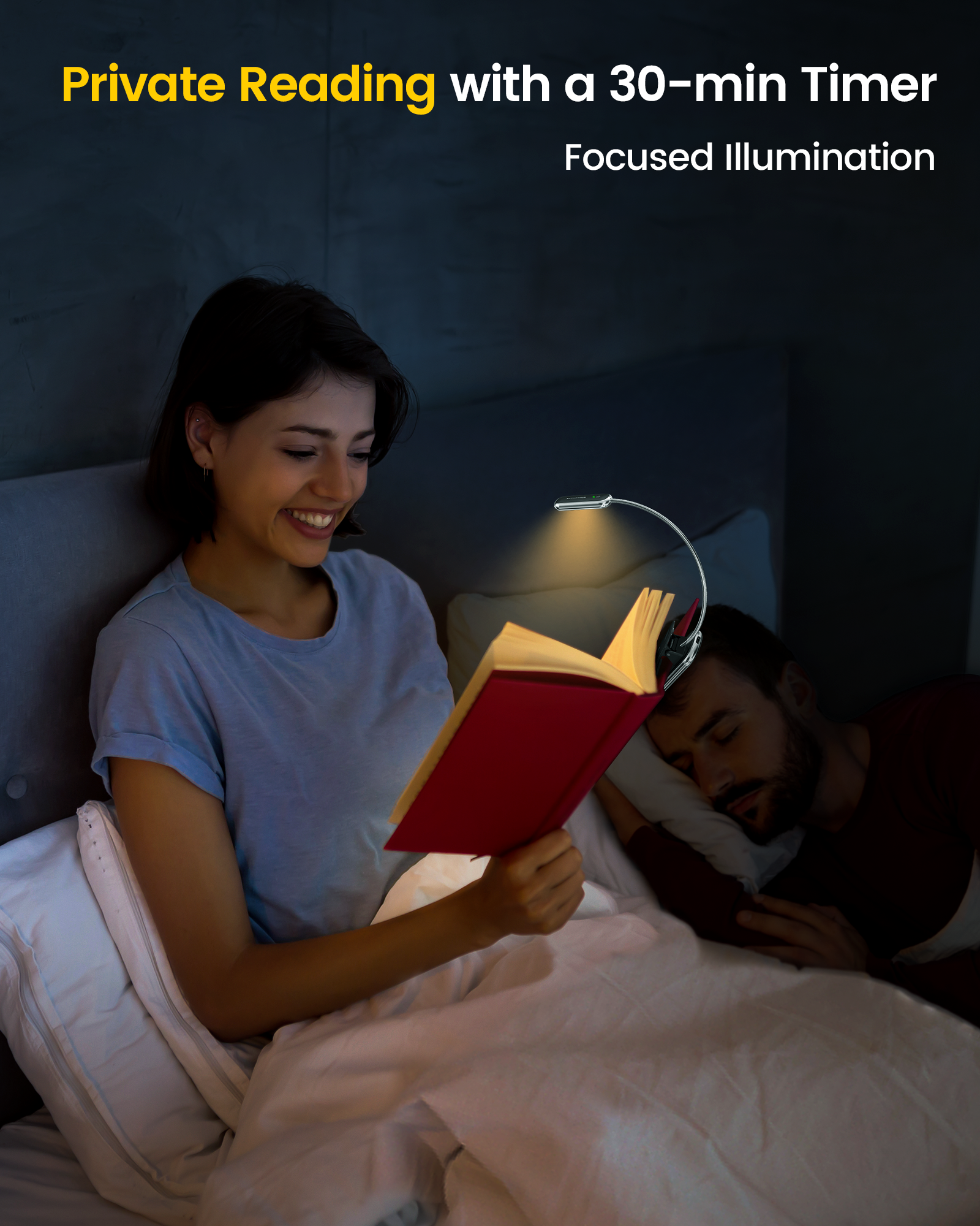 Glocusent Posh Premium Book Light