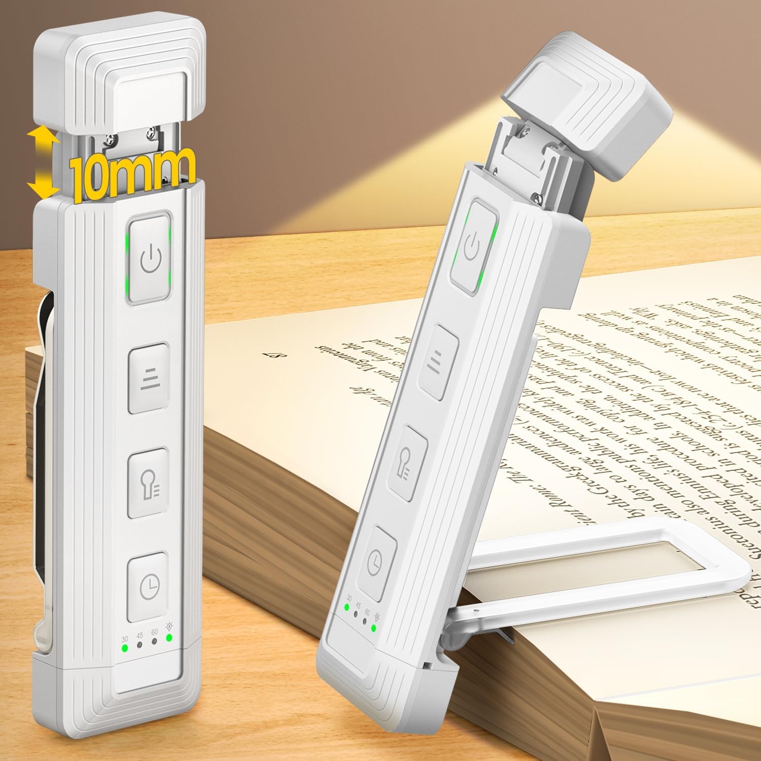 Glocusent Extendable Bookmark Style Reading Light