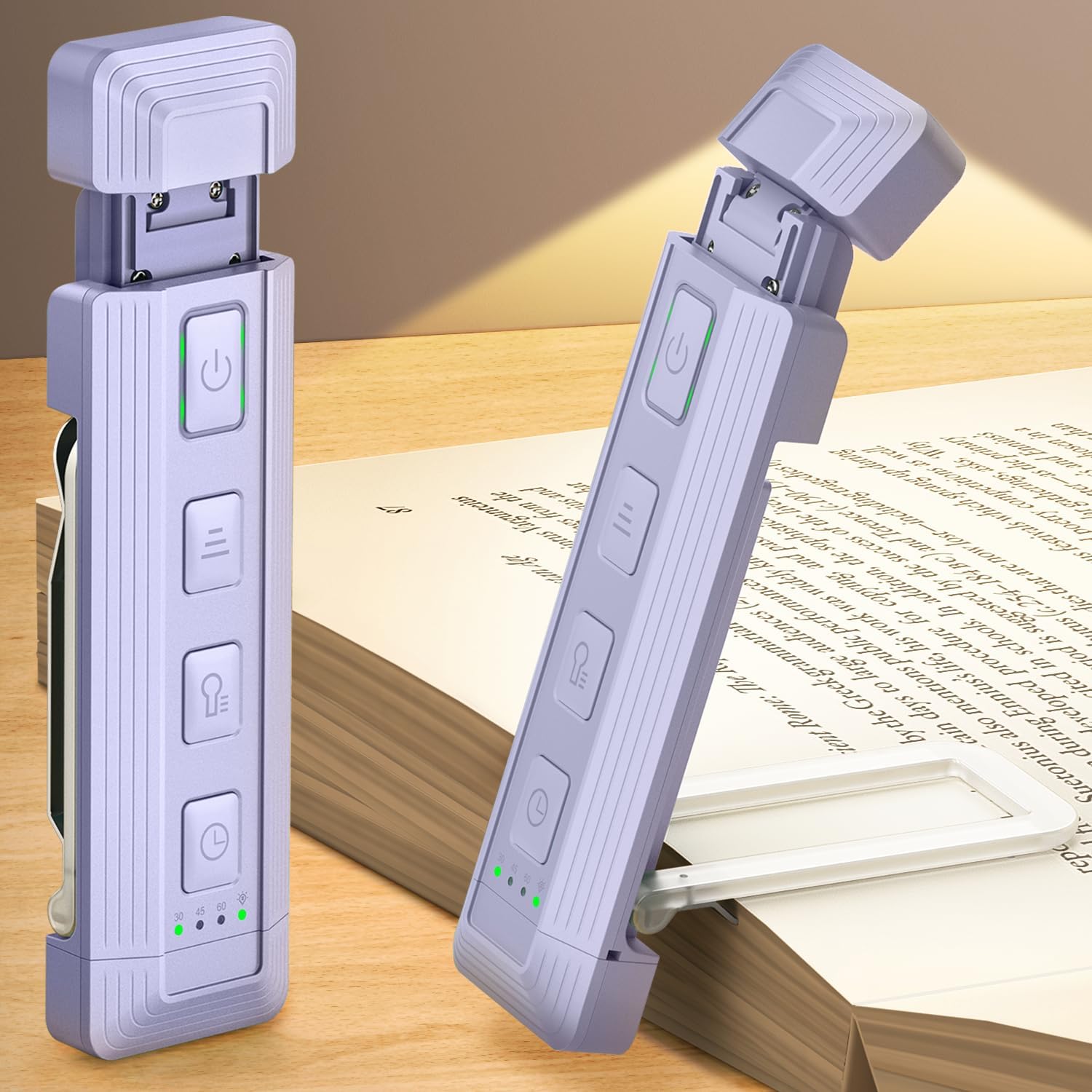 Glocusent Extendable Bookmark Style Reading Light