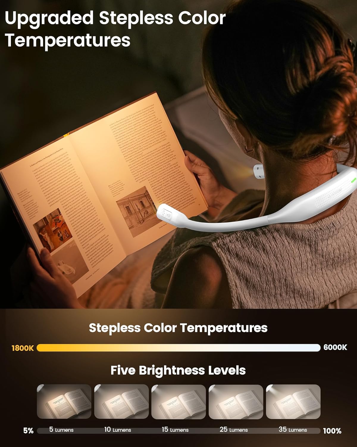 Lampe Tour De Cou Glocusent Lampe De Lecture De Cou Rechargeable, Lampe Pour Lampe De Lecture Tour De Cou Lampe Tour De Cou Glocusent Lampe De Lecture De Cou Rechargeable, Lampe Pour Lampe De Lecture Tour De Cou