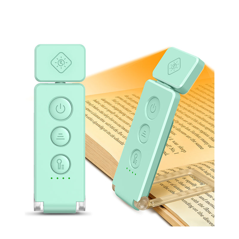 Max Bookmark reading light for bed, sky blue