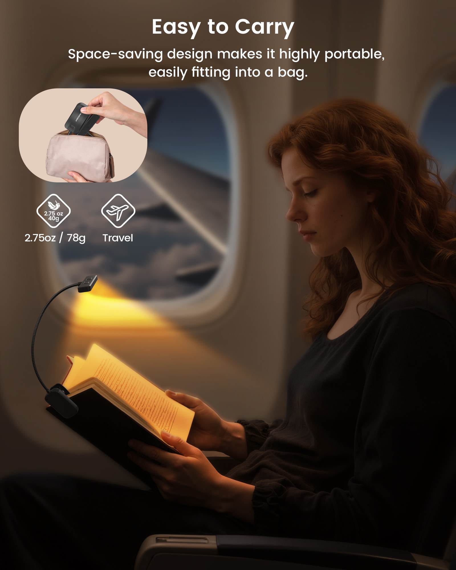 Glocusent 26 LED Clip on Reading Light