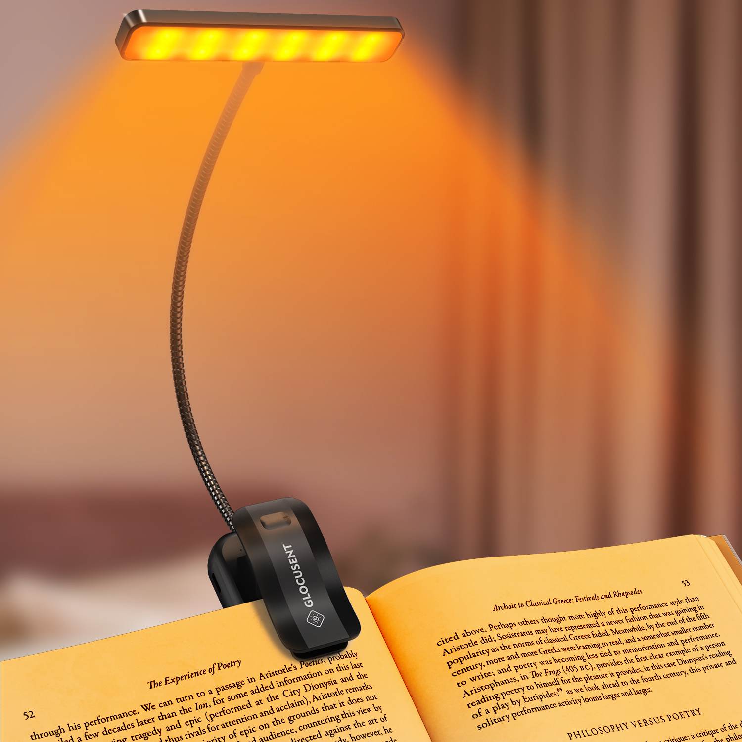 Glocusent 26 LED Clip on Reading Light