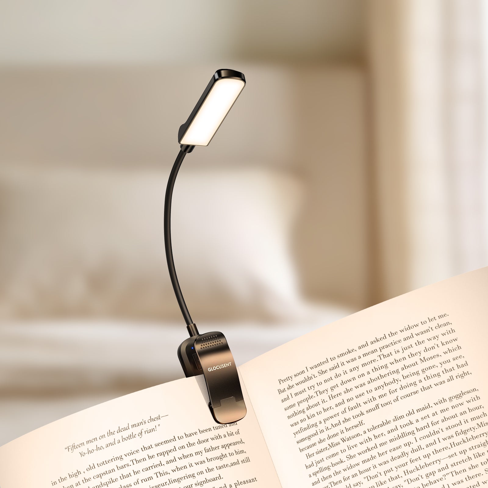 glocusent 13leds book light