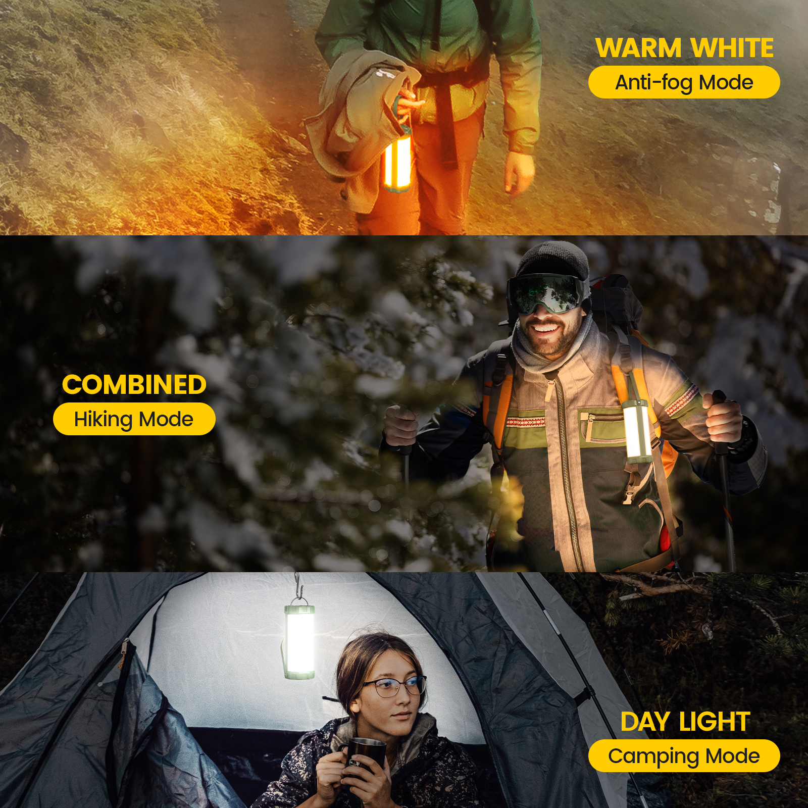 Glocusent Survival Camping Lantern