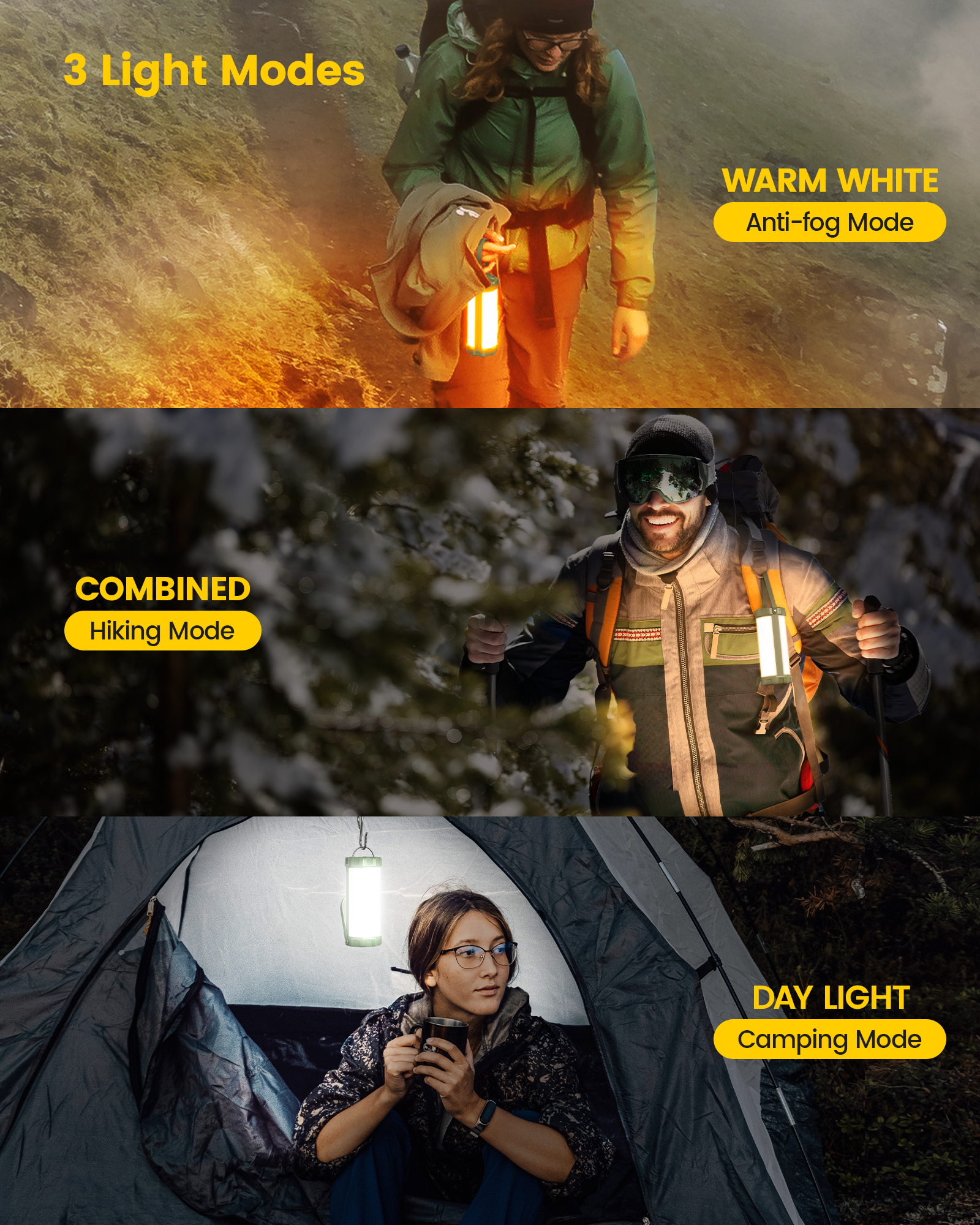 Glocusent Survival Camping Lantern