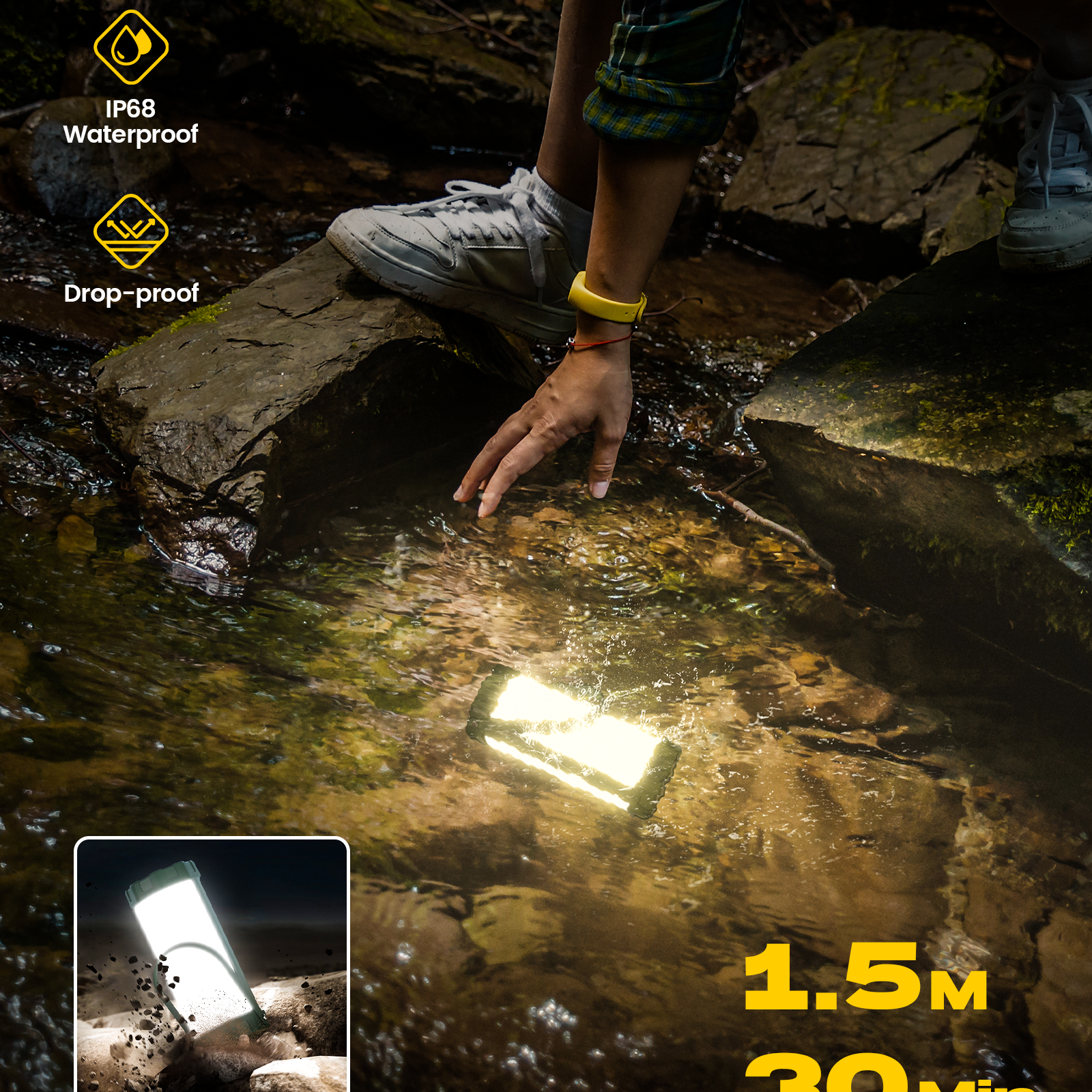 Glocusent Survival Camping Lantern