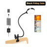 Glocusent 36 LED Clip-on Reading Light for Desk, Bed Headboard & Computer