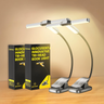 Glocusent Tri-head Clip On Book Light U.S. Only