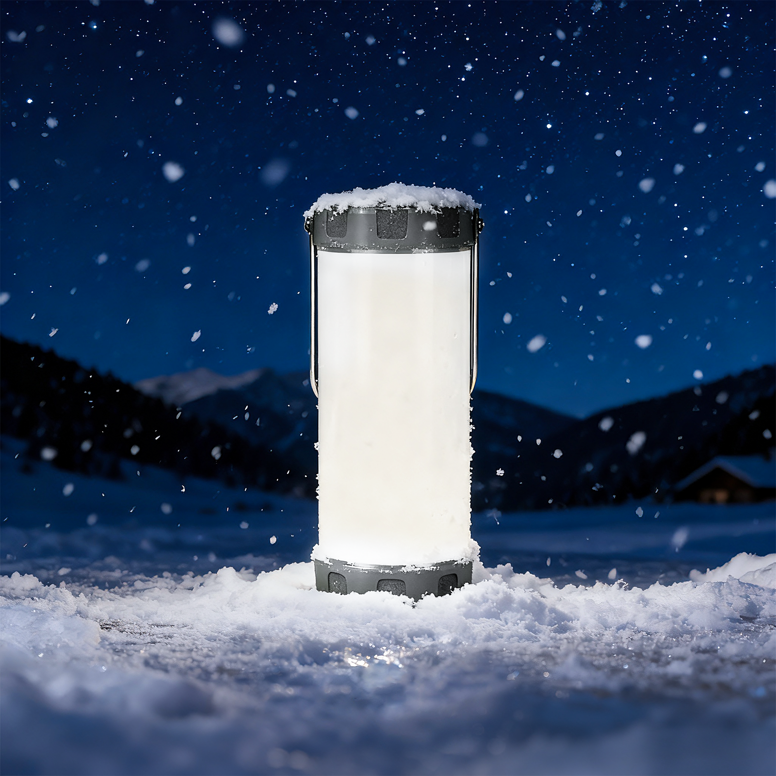 Glocusent Survival Camping Lantern,gray