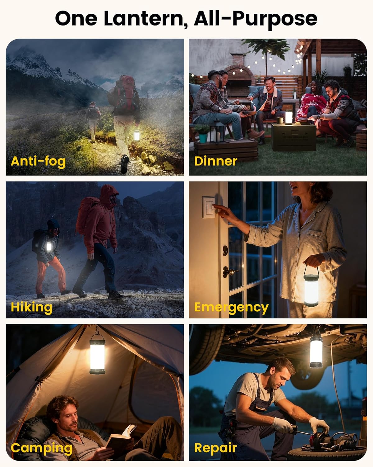 135 LED Ultra Bright Survival Camping Lantern & Emergency Light