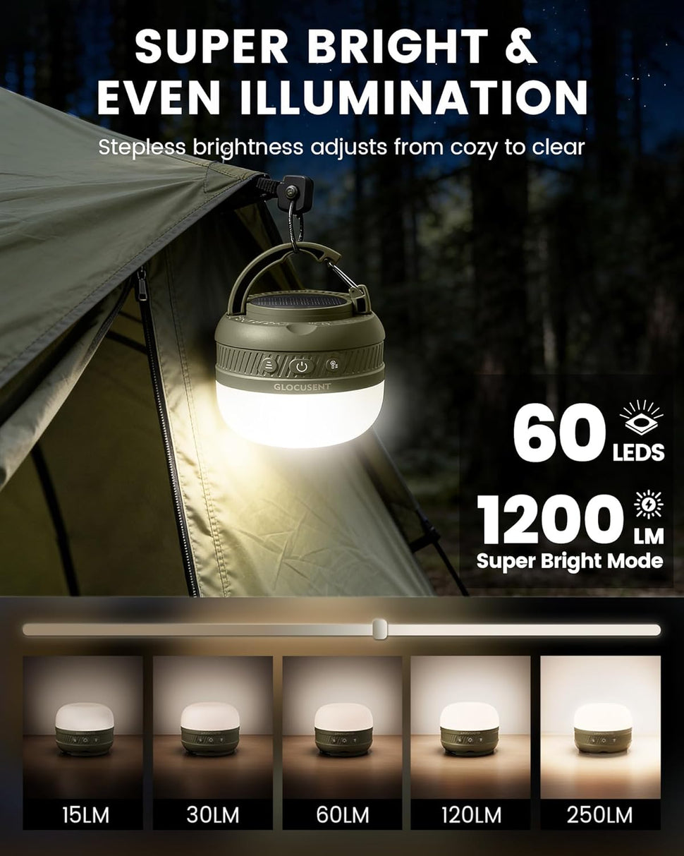 Glocusent Solar Rechargeable Pocket Camping & Emergency Light | Shop ...