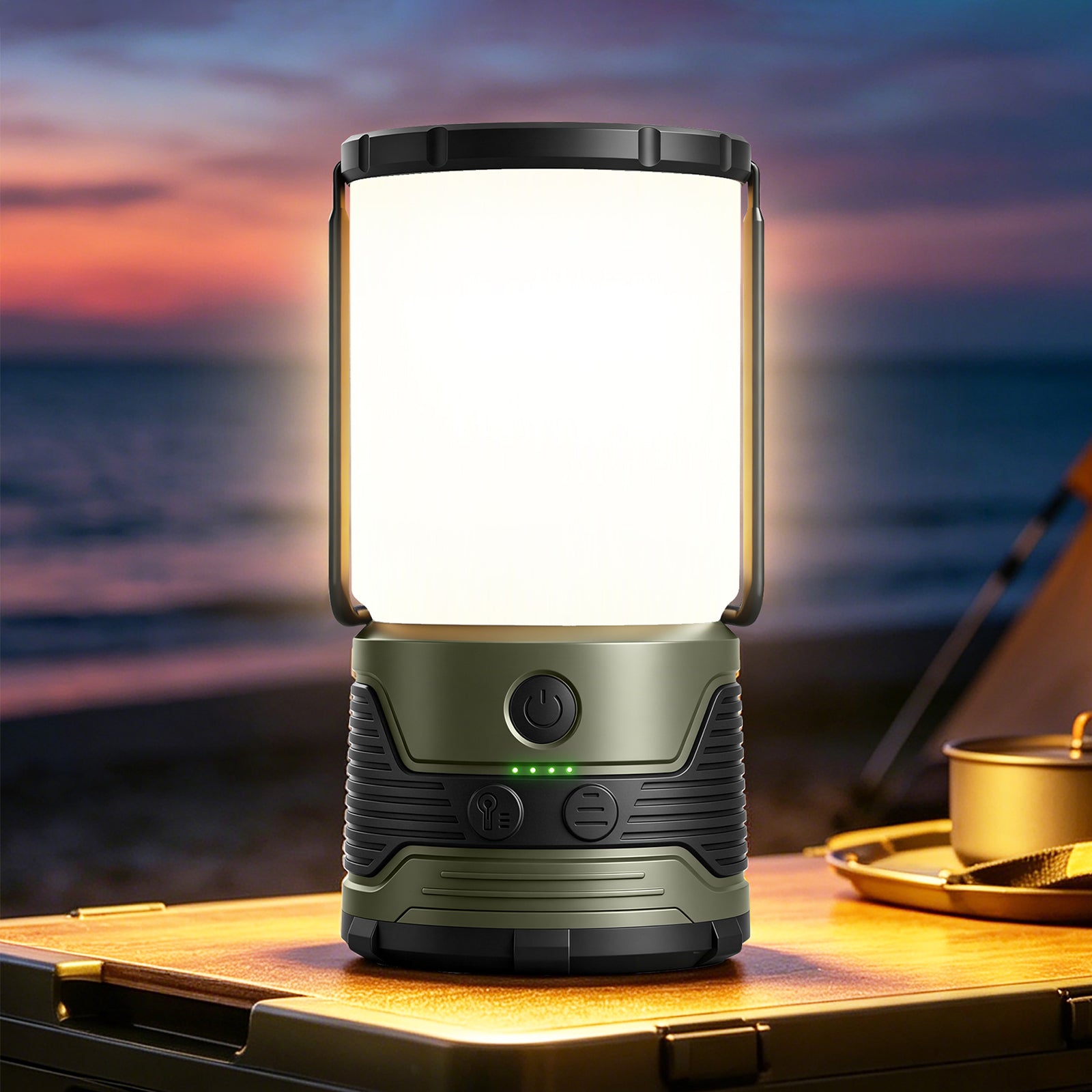 % 360° Ultra Bright Detachable Camping Lantern & Emergency Light
