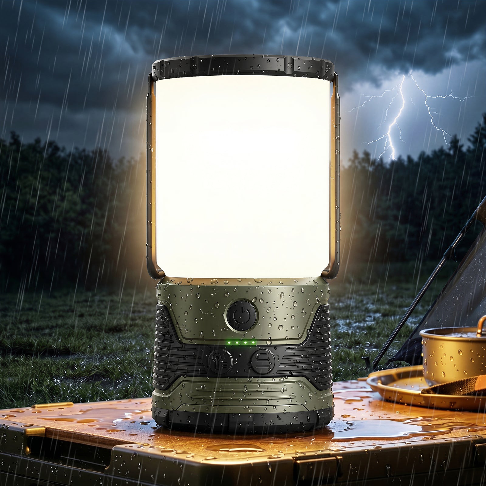 360° Ultra Bright Detachable Camping Lantern & Emergency Light