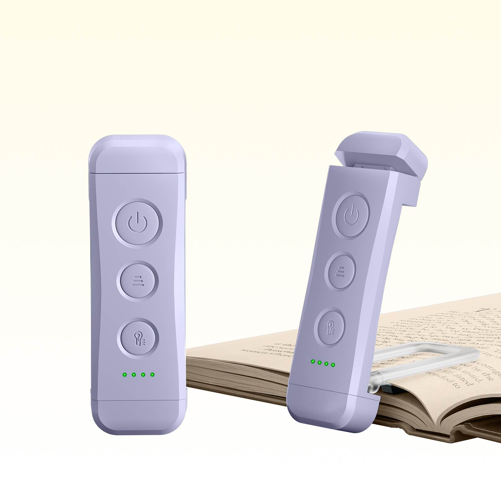 Glocusent Reading Light BookMark Styledark, Purple