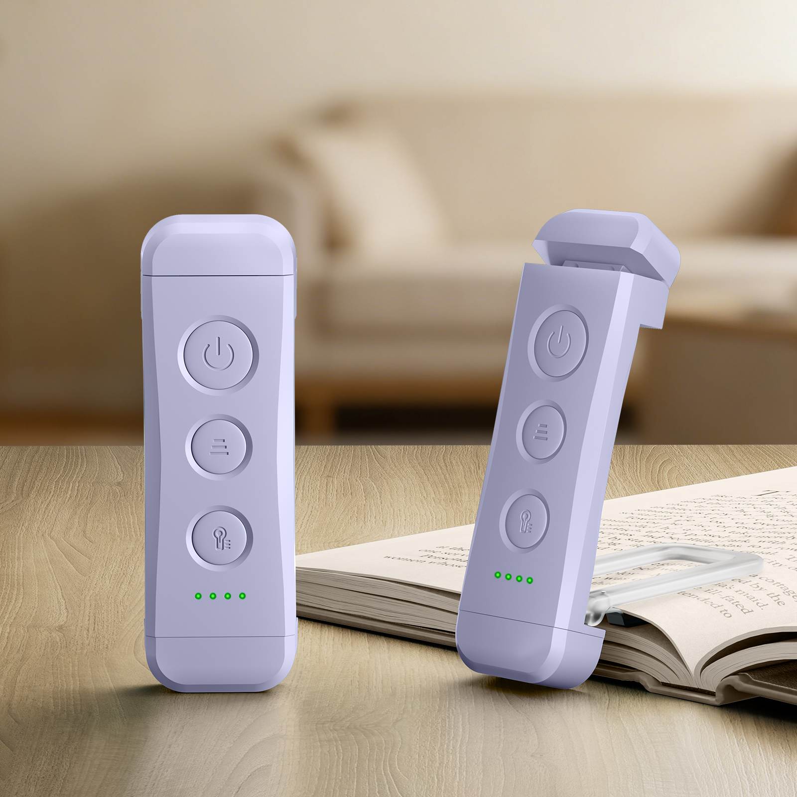 Glocusent Reading Light BookMark Styledark, Purple