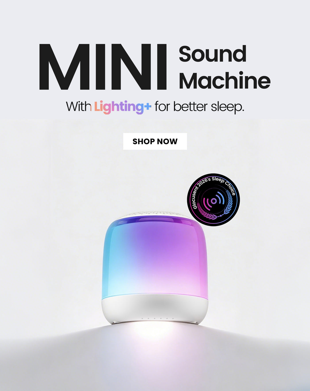 Glocusent Sleep Assist White Noise Machine | Glocusent
