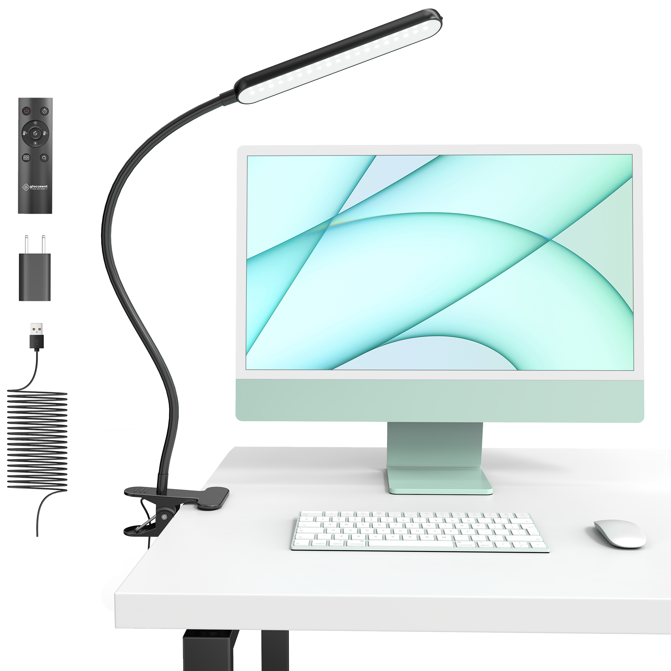 glocusent clip on light
