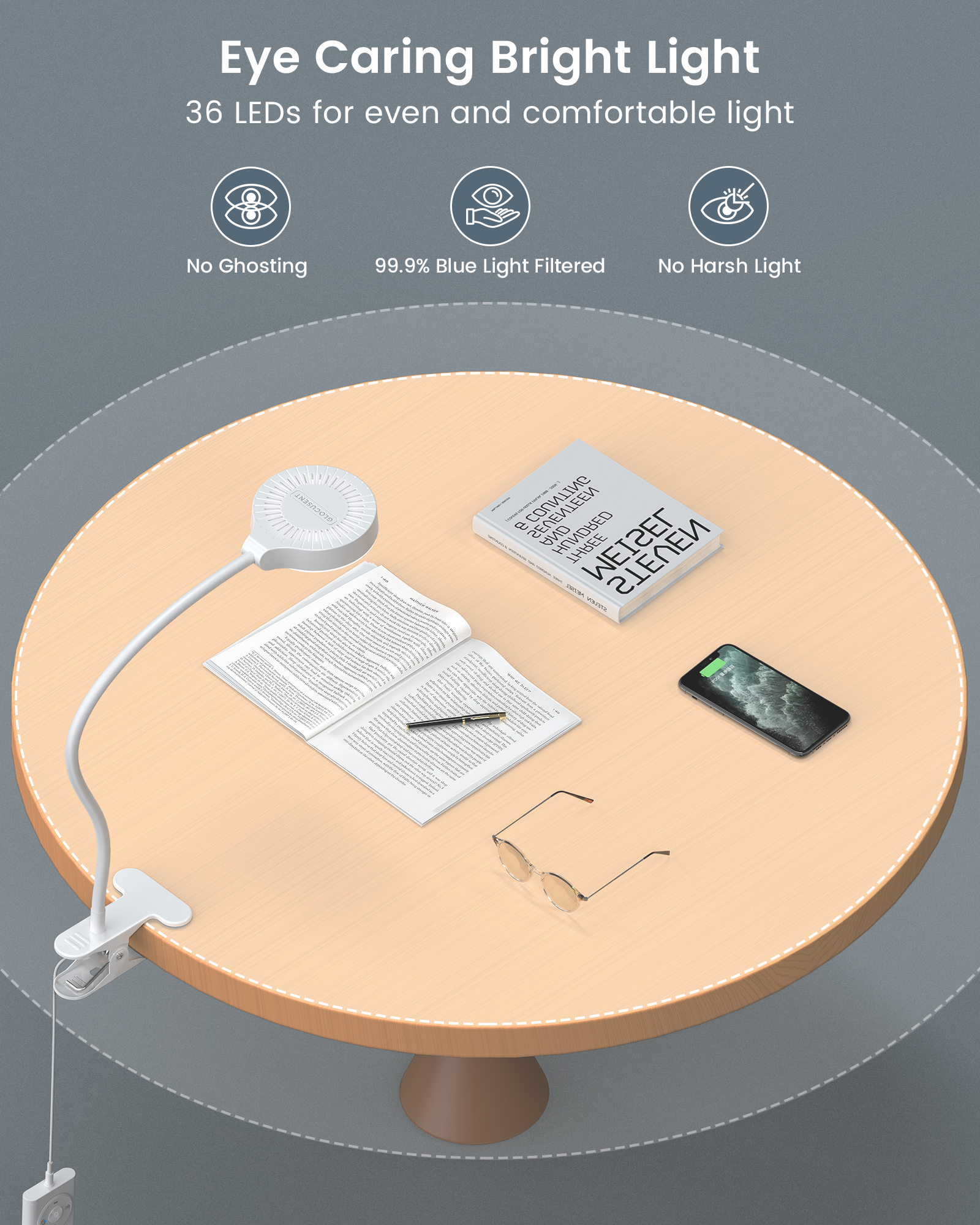 the best eye caring bed reading light