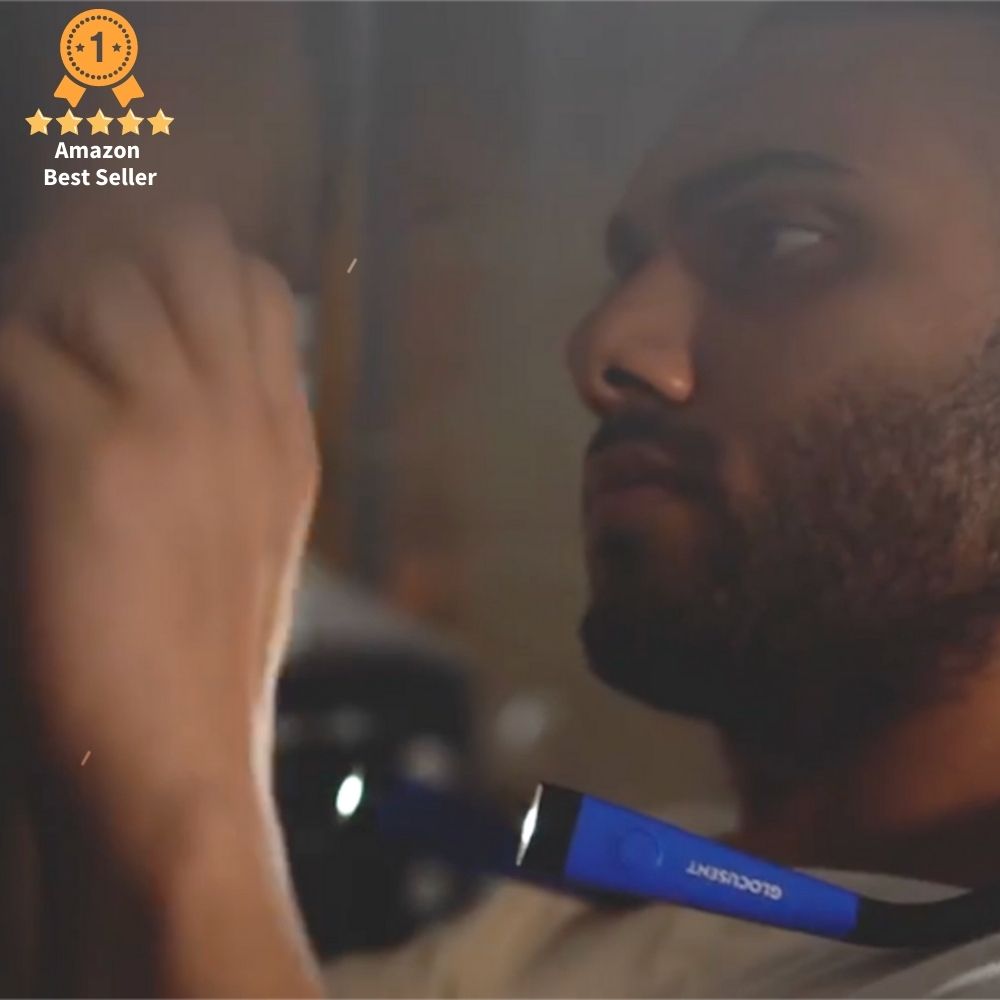 hands-free neck Reading Light, Blue