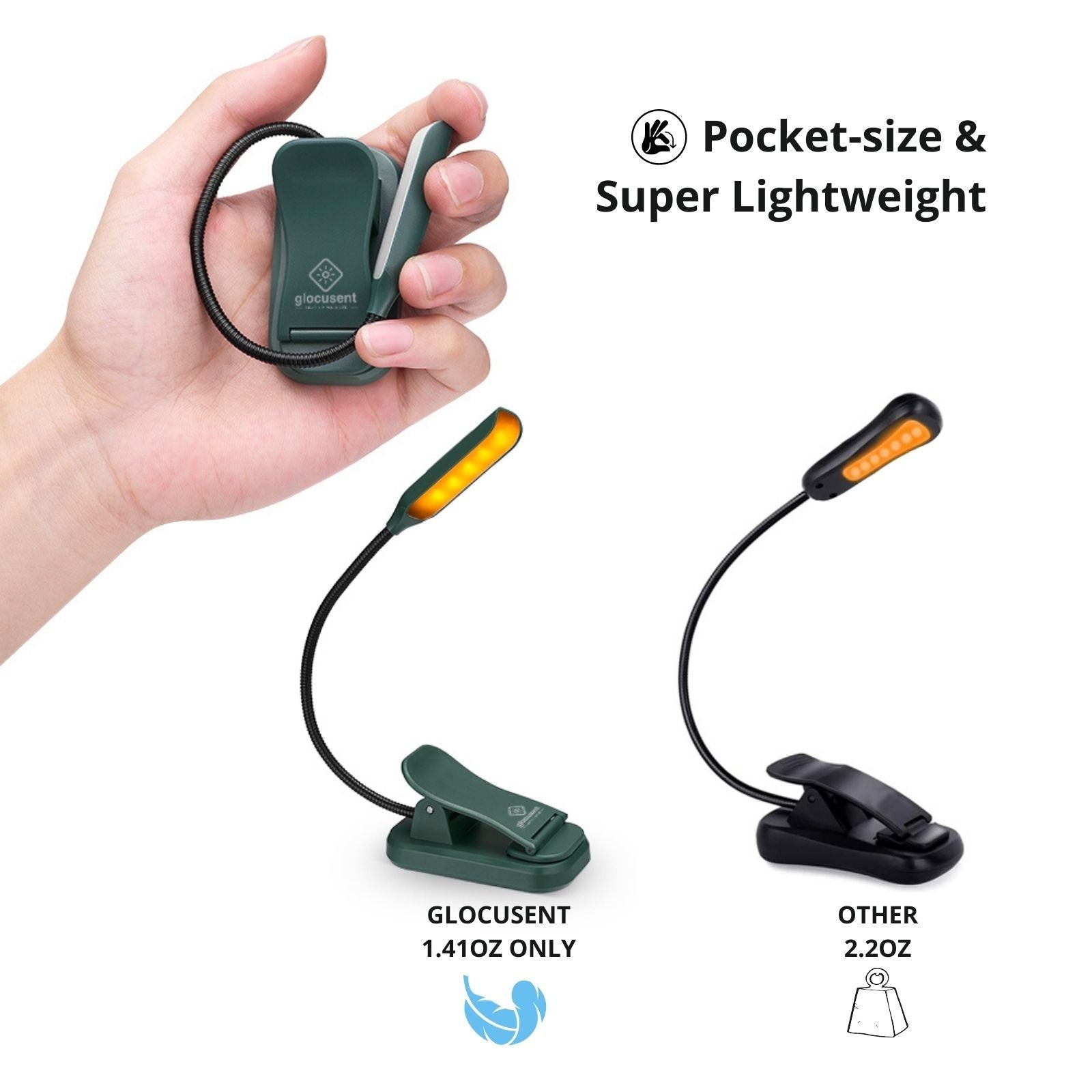 the most portable clip on book light