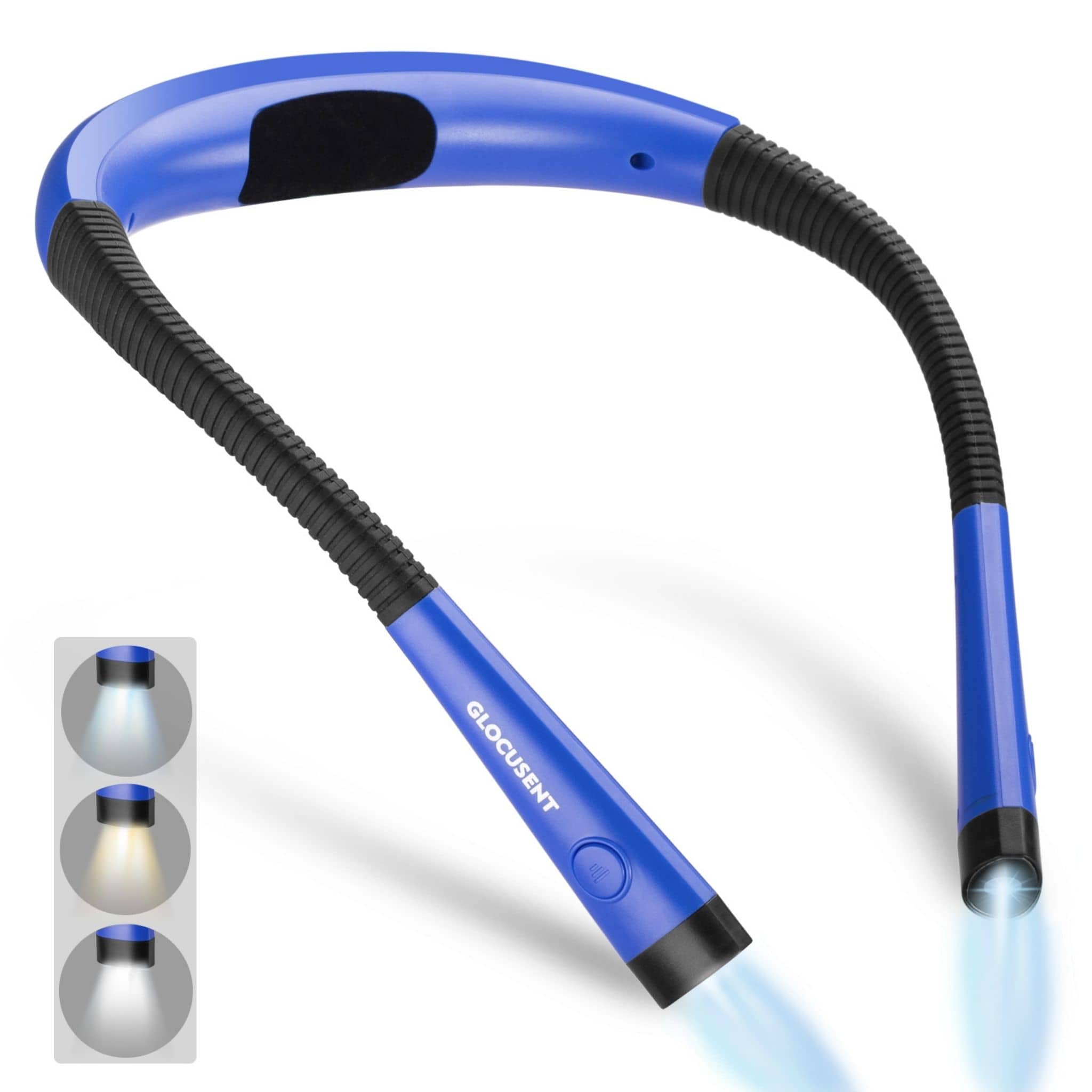 Glocusent Neck Reading Light, Blue