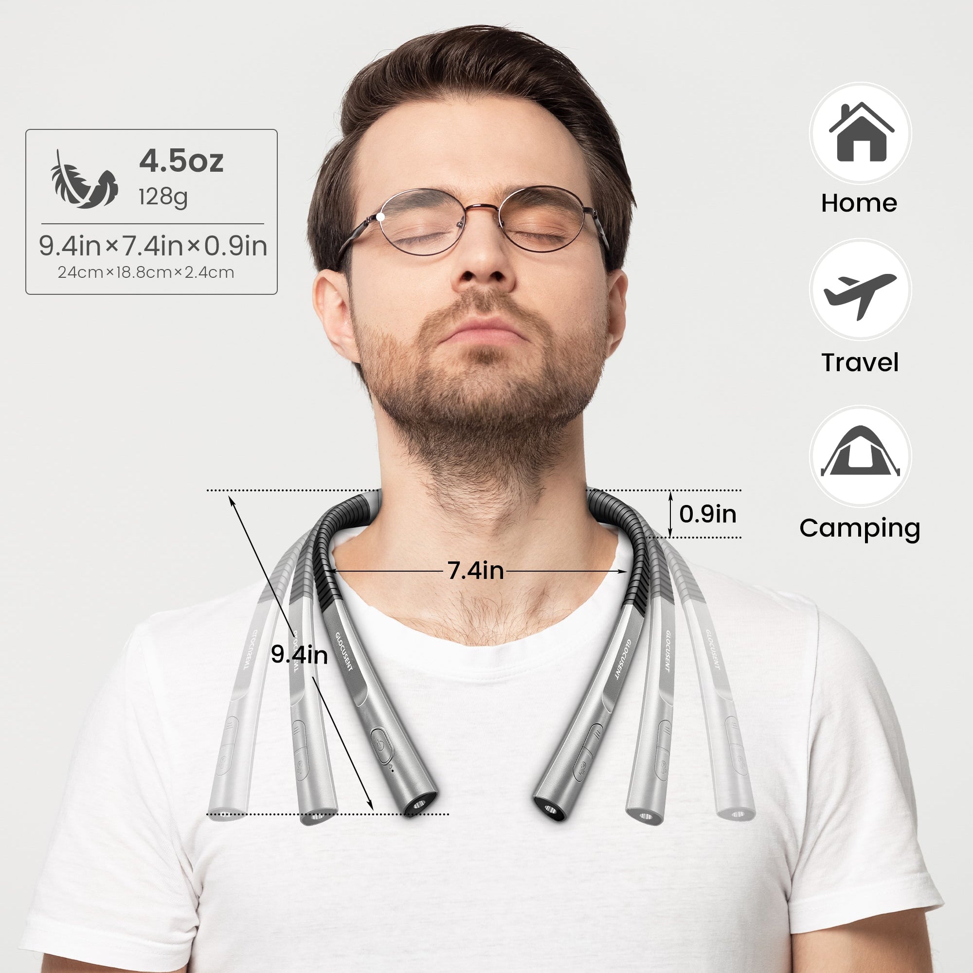 Glocusent newest neck reading light