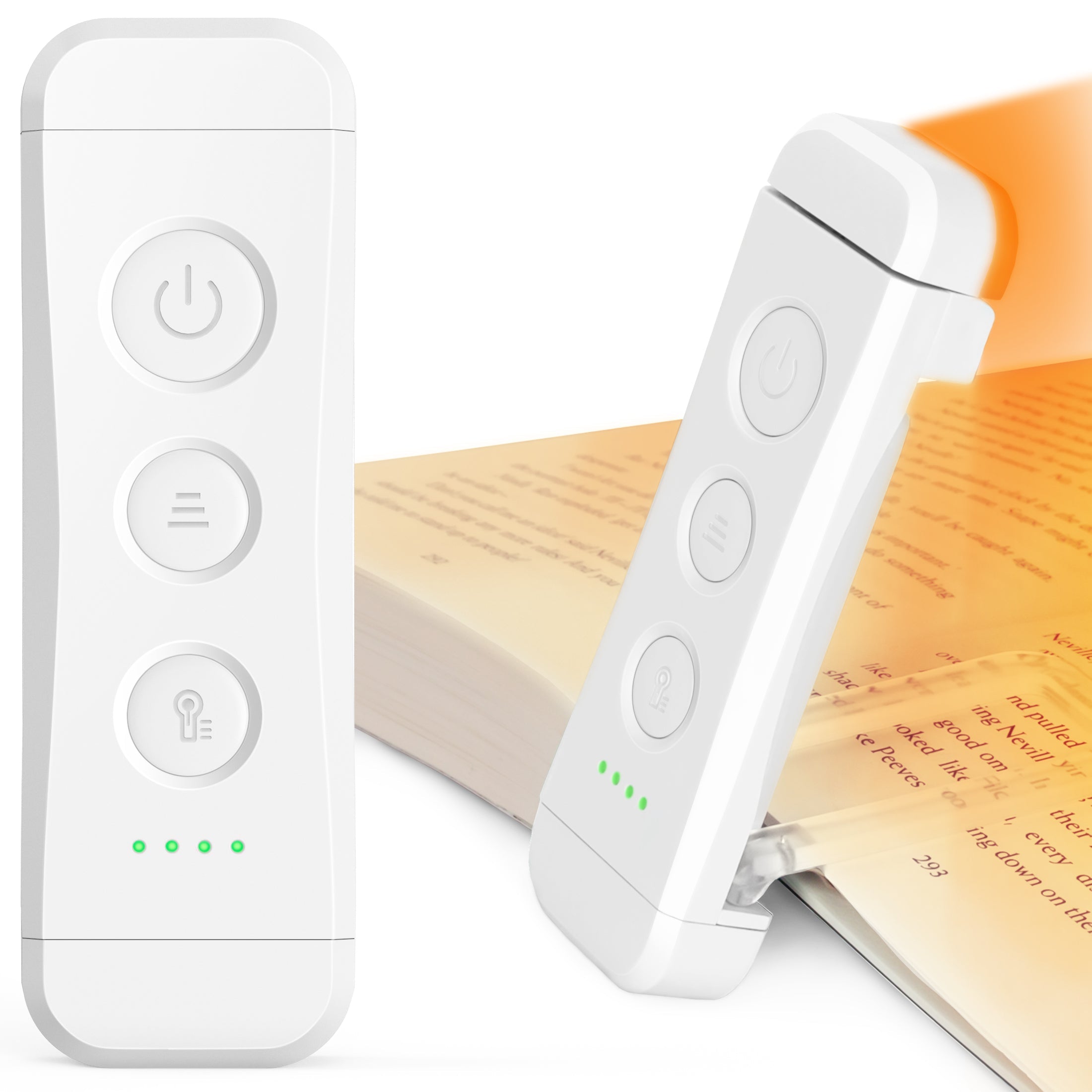 Glocusent Reading Light Book Mark Style, White