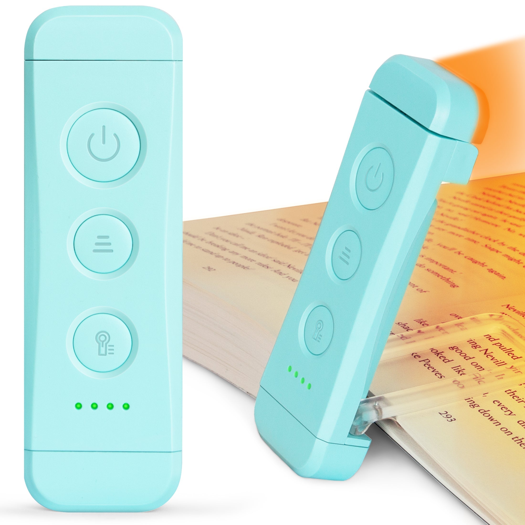 Glocusent Reading Light Book Mark Style, Blue