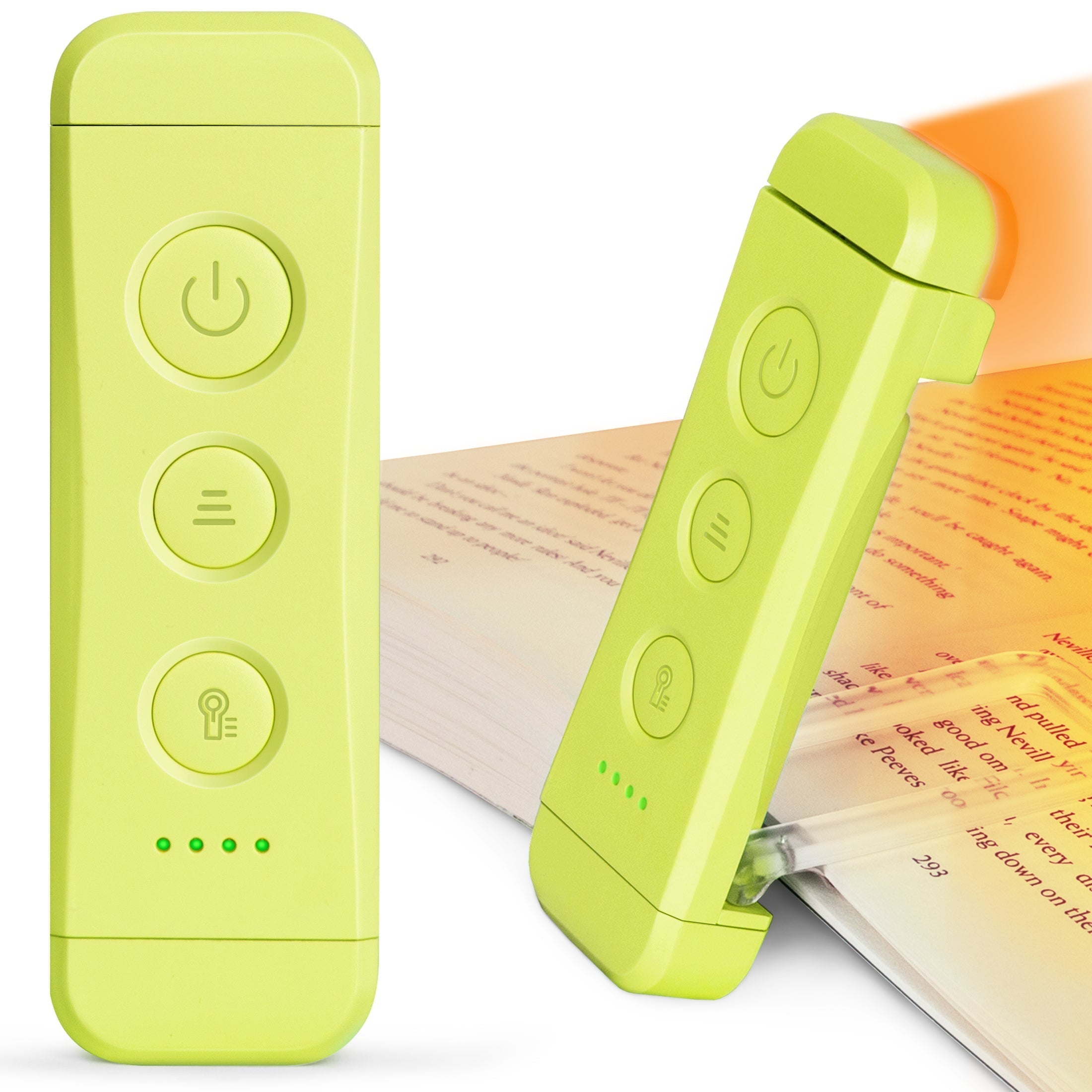 Glocusent Reading Light Book Mark Style, Green