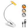 Glocusent Horizontal ET-head Amber Book Light with CRI 95, White