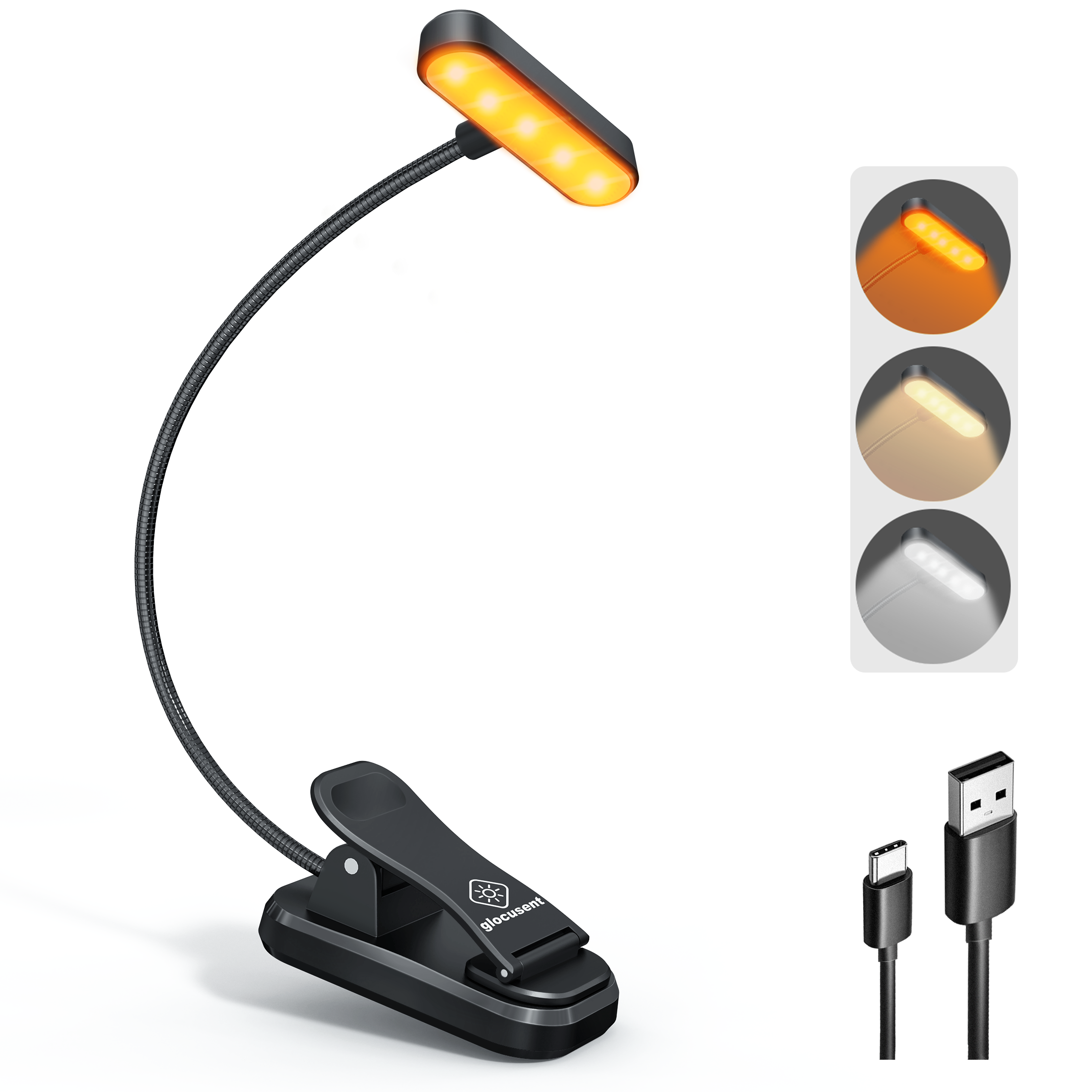 Best book reading light, Black