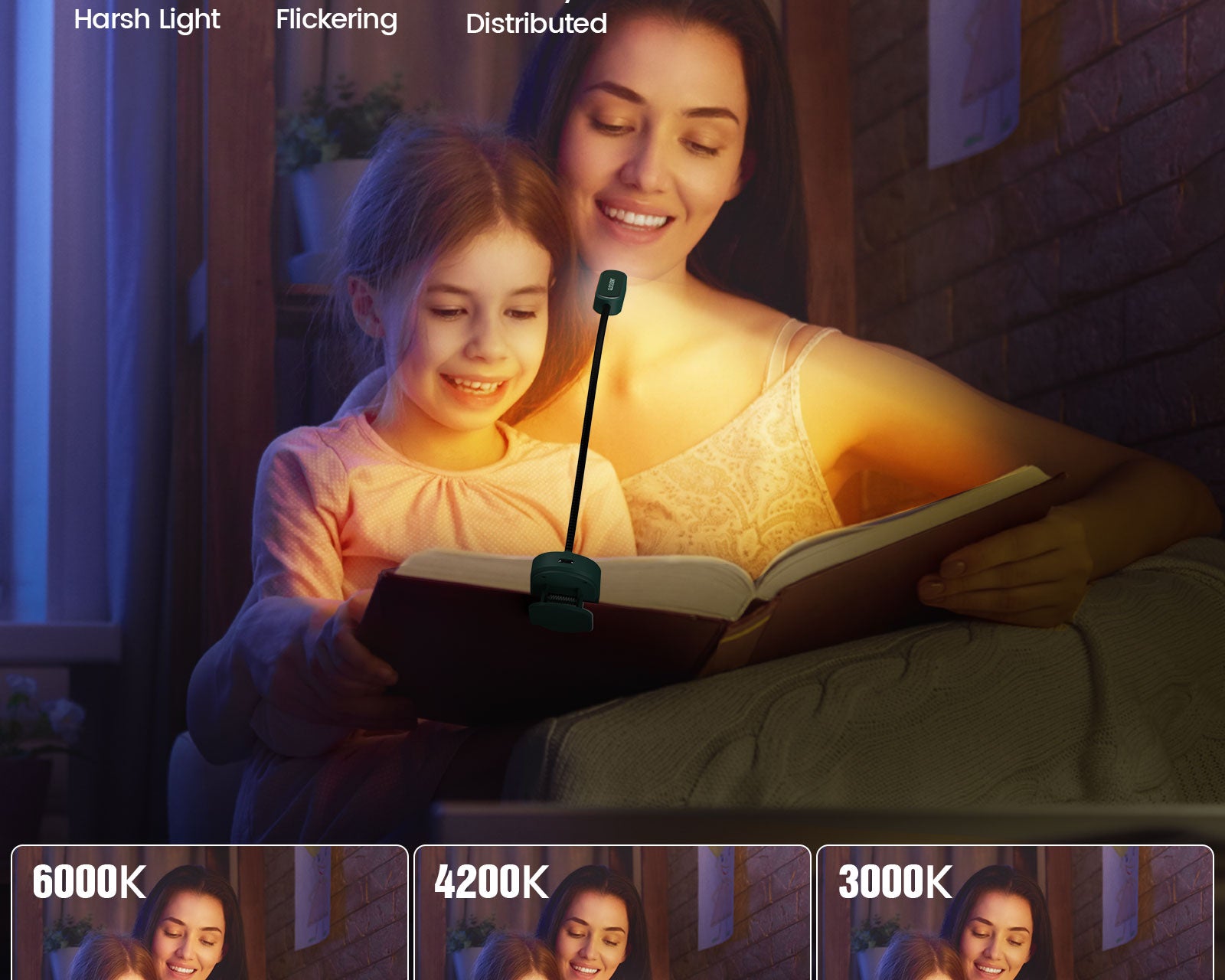 glocusent mini clip-on reading light